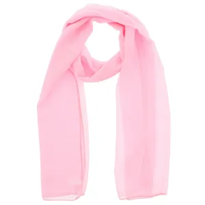 150 x 45cm Baby Pink Chiffon Scarf