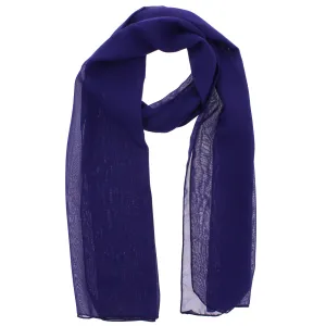150 x 45cm Purple Chiffon Scarf