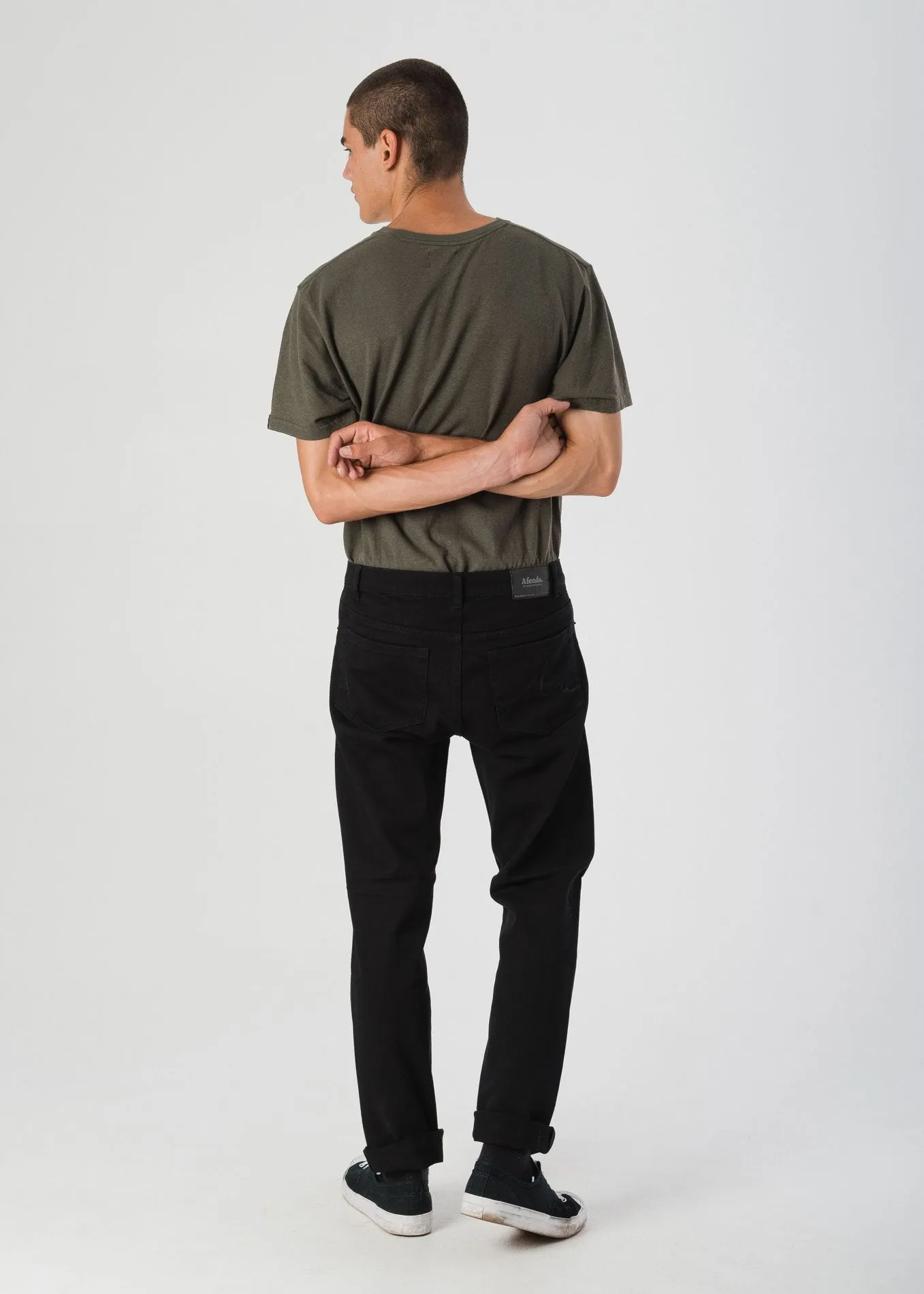 Afends Mens Deadbeat Morbids - Slim Fit Denim