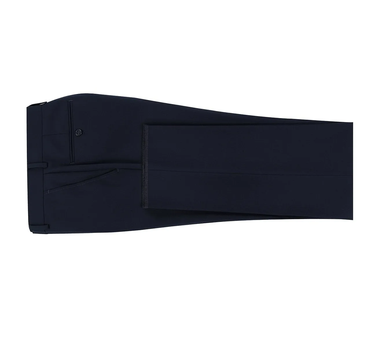 Alessandro Vitello by Renoir Dark Navy Slim Fit Flat Front Suit Separate Pants 201-2