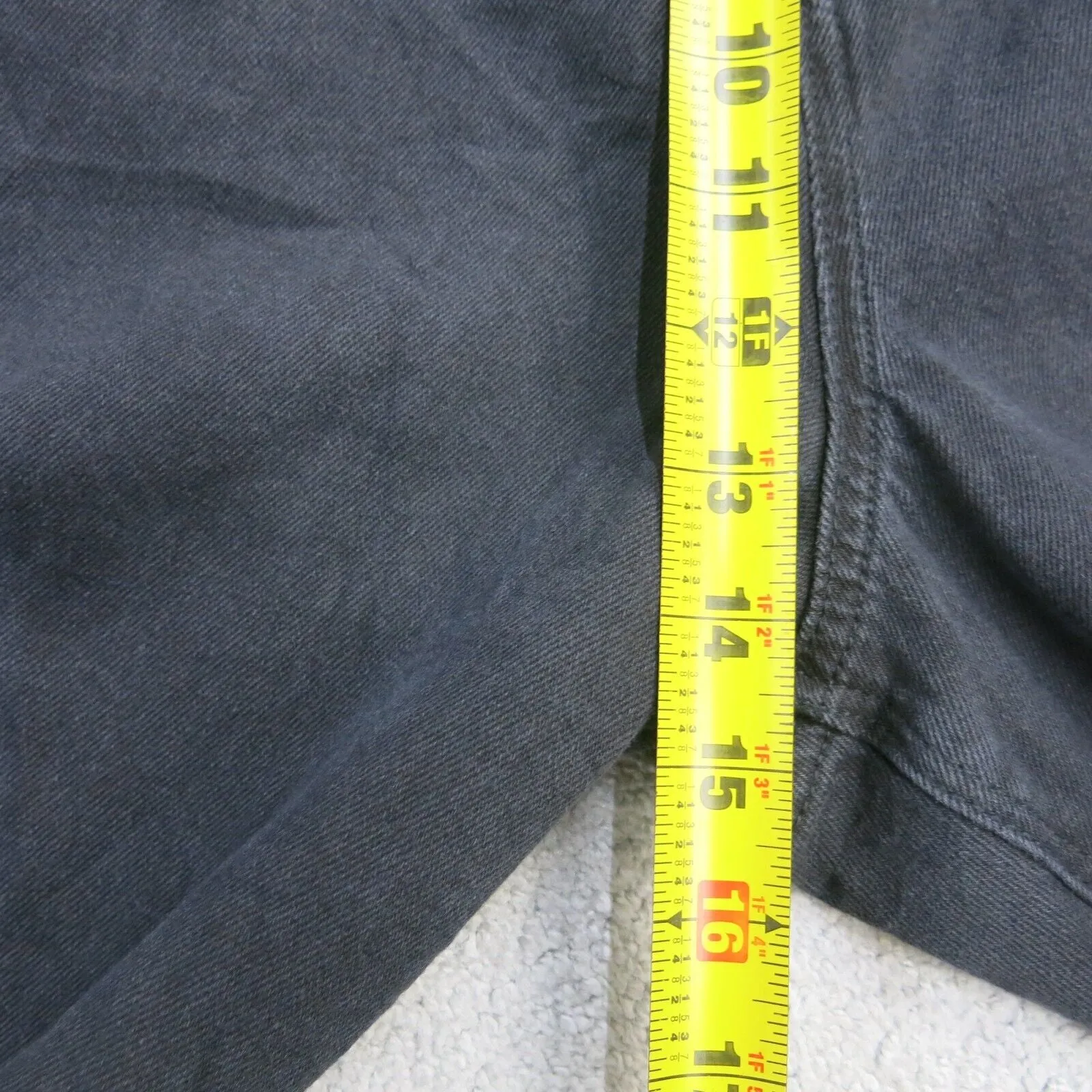 American Eagle Jeans Womens 18 Regular Black High Rise Distressed Boyfriend