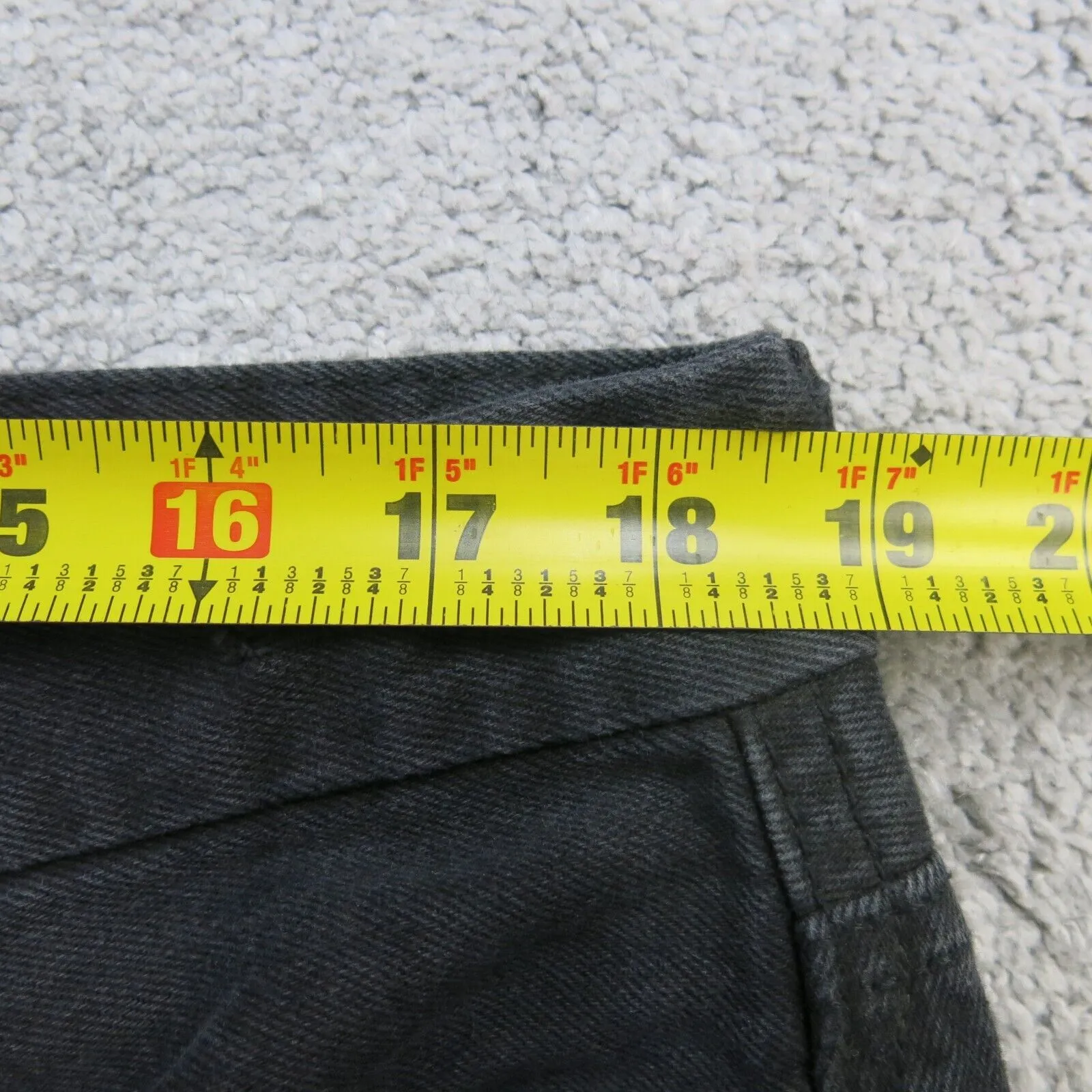 American Eagle Jeans Womens 18 Regular Black High Rise Distressed Boyfriend