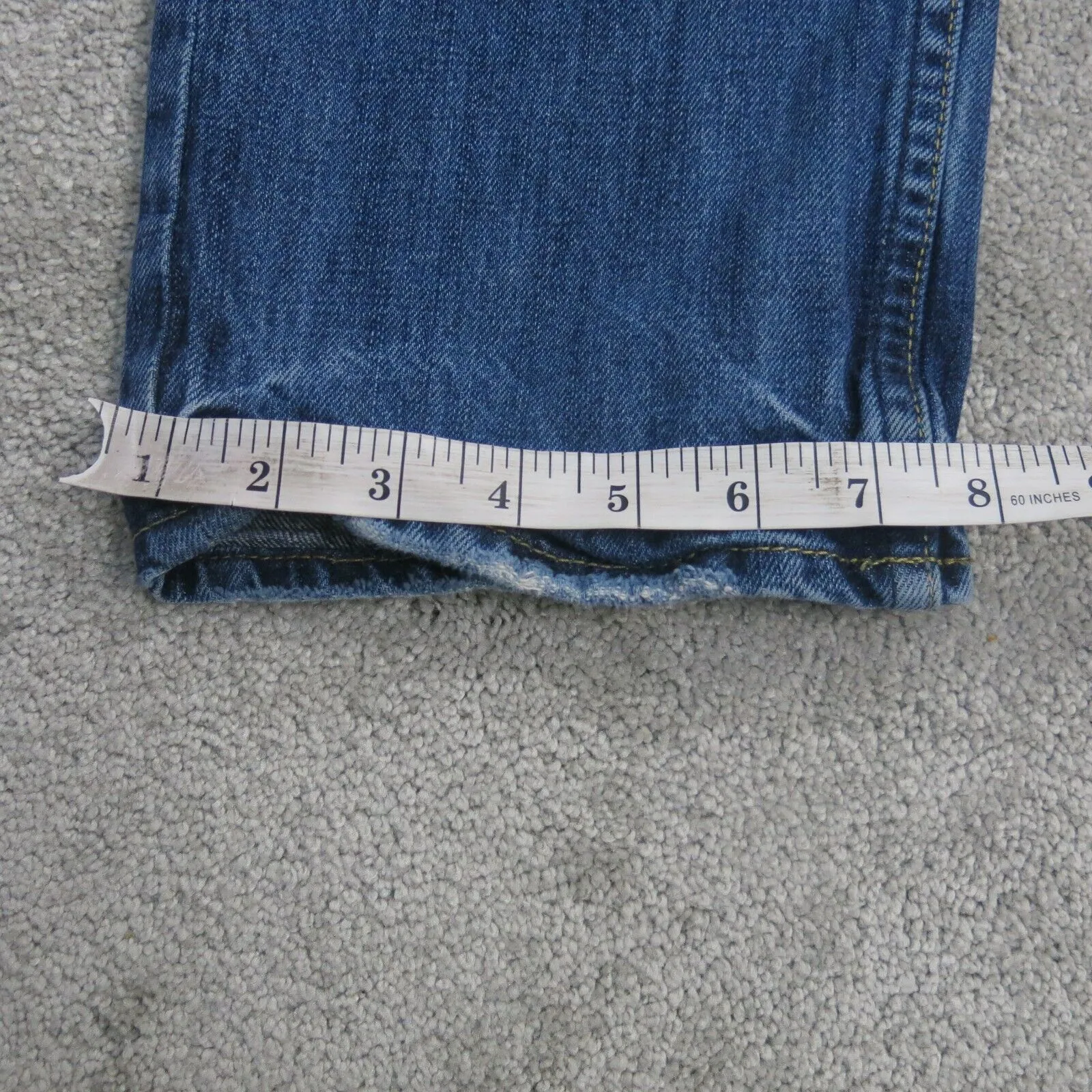 American Eagle Mens Jeans Slim Straight Leg Denim 100% Cotton Blue Size W30XL30
