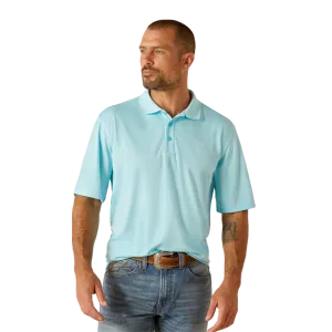 Ariat Men's Tek Cenote Aqua Polo Shirt