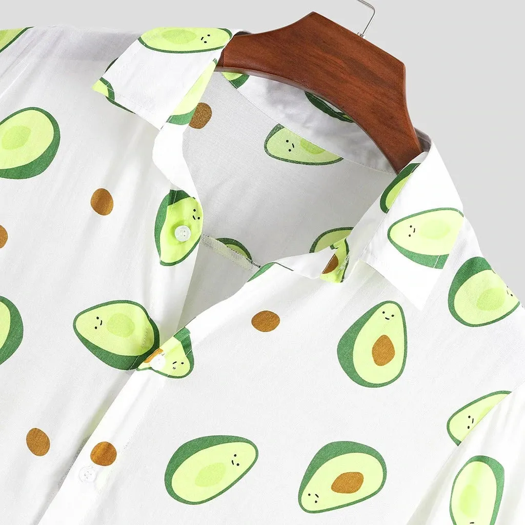 Avocado Print Shirt - White