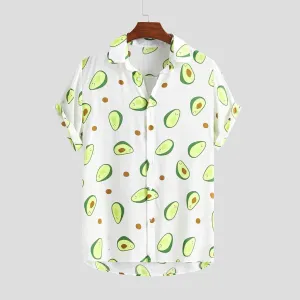 Avocado Print Shirt - White
