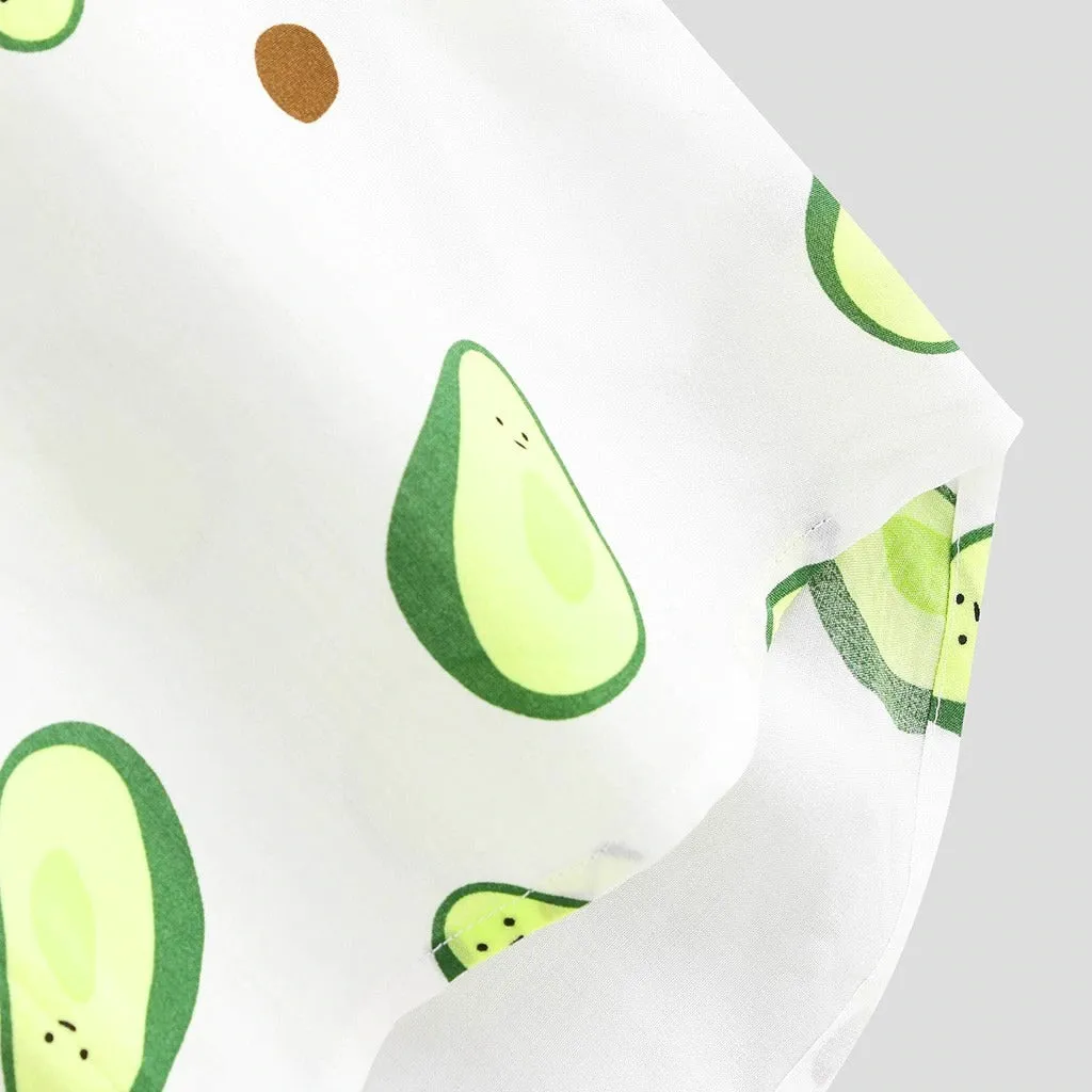 Avocado Print Shirt - White