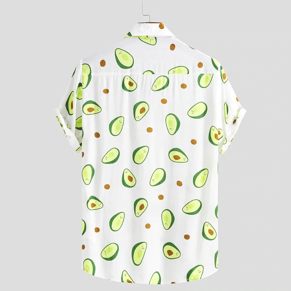 Avocado Print Shirt - White