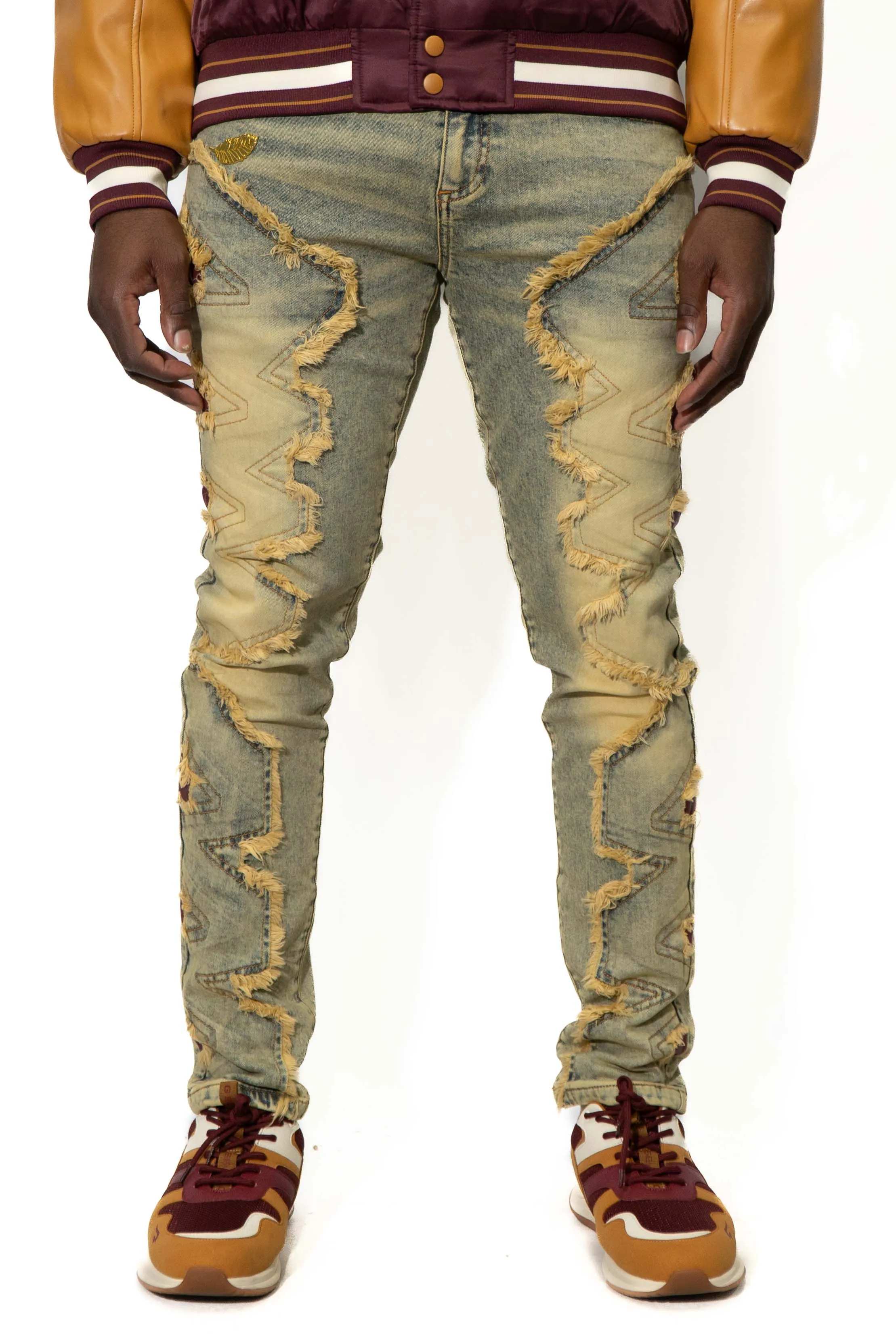 Bitten Denim Jeans Big & Tall