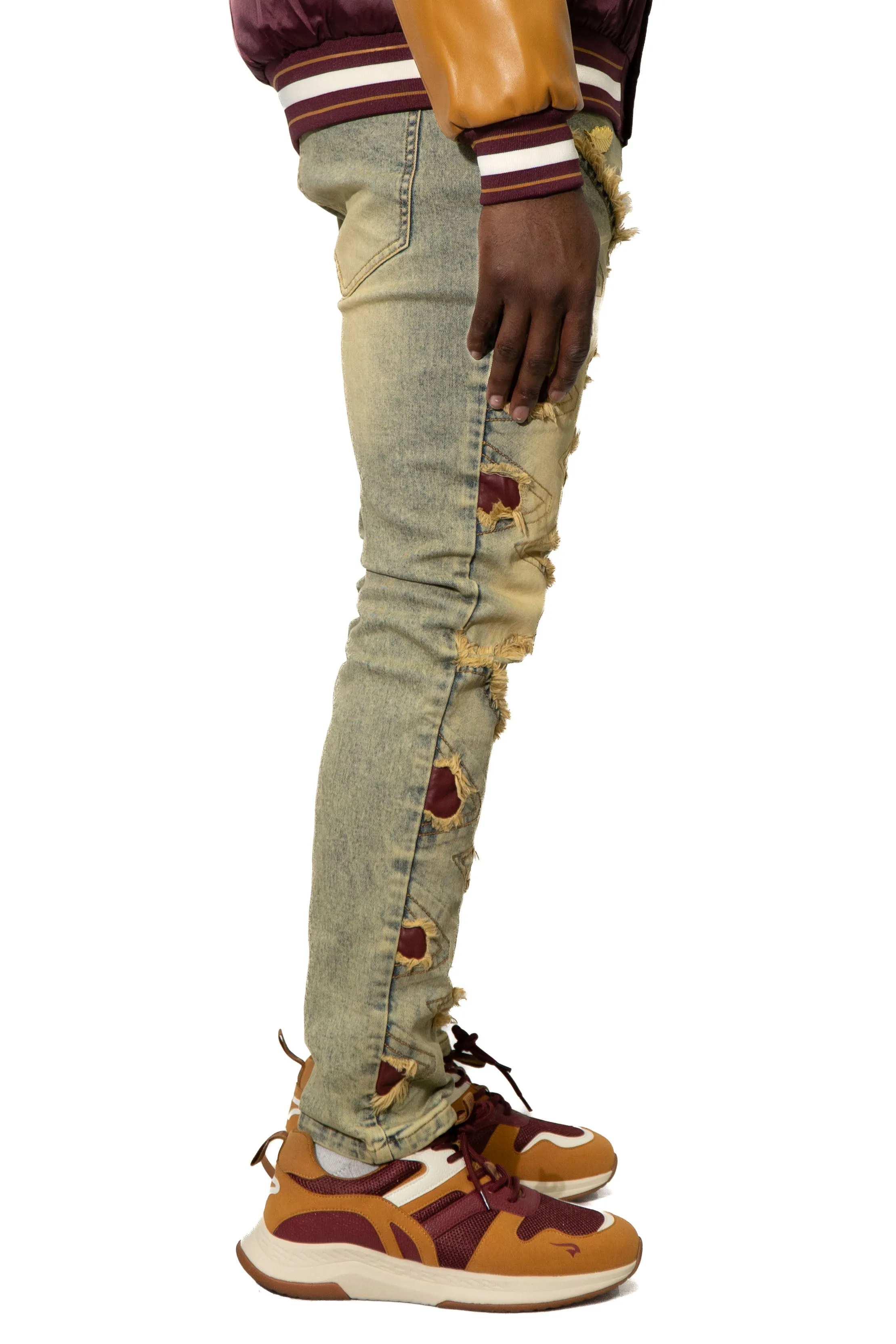 Bitten Denim Jeans Big & Tall