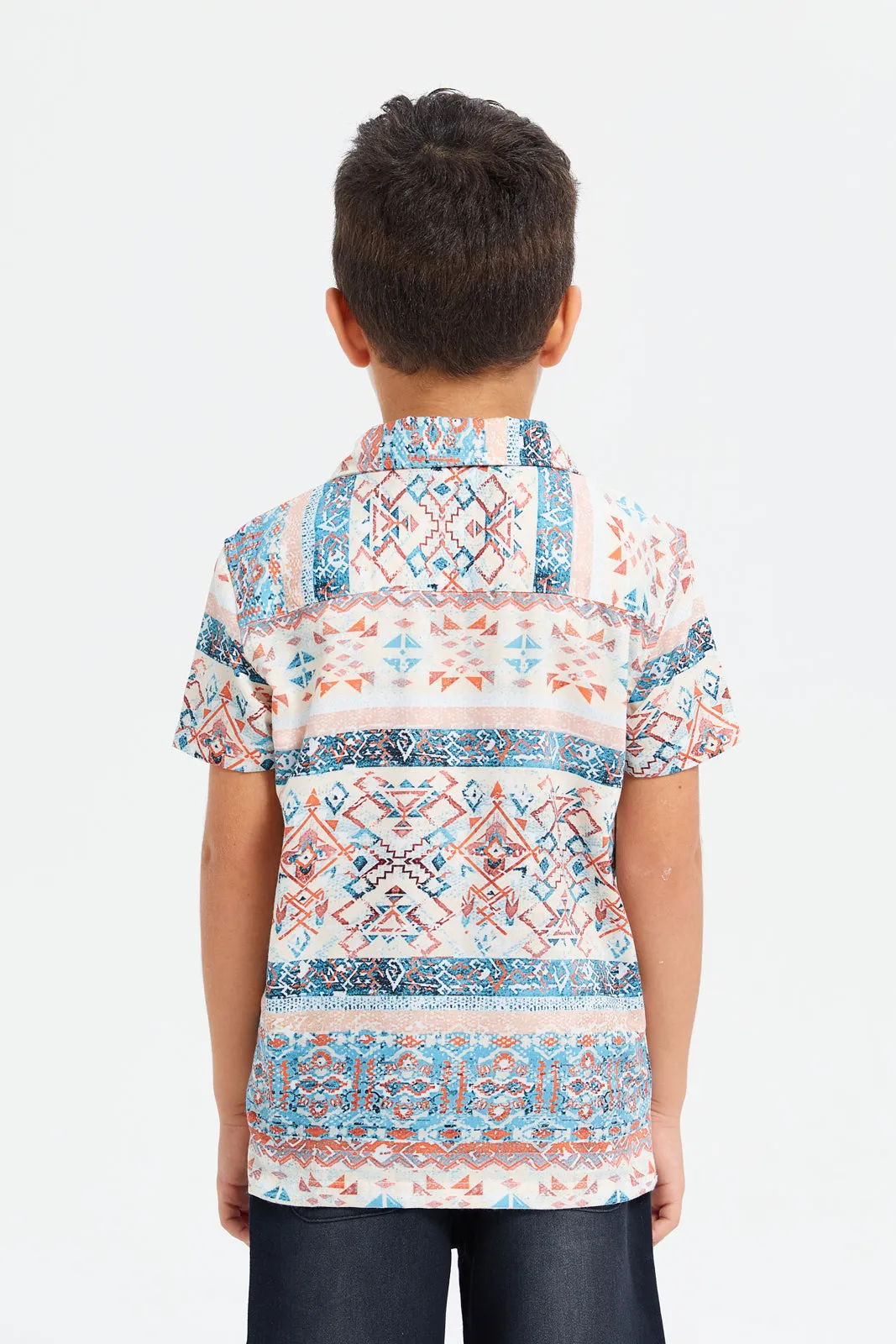 Boys Assorted Resort Collar Shirt