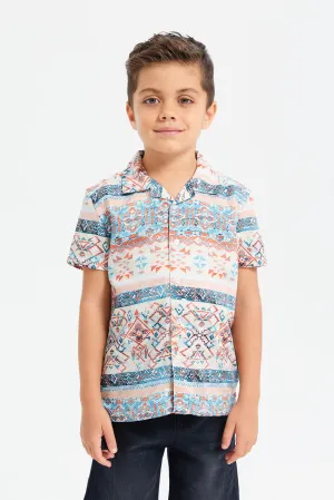 Boys Assorted Resort Collar Shirt