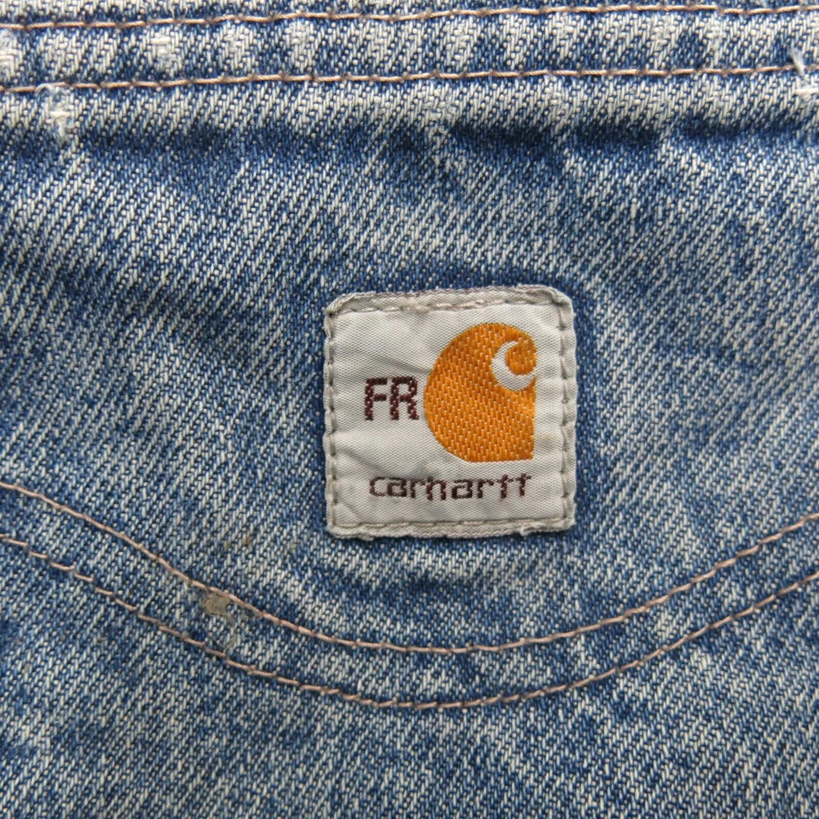 Carhartt Jeans Mens W34XL34 Blue Denim Straight Leg 100% Cotton Lightweight