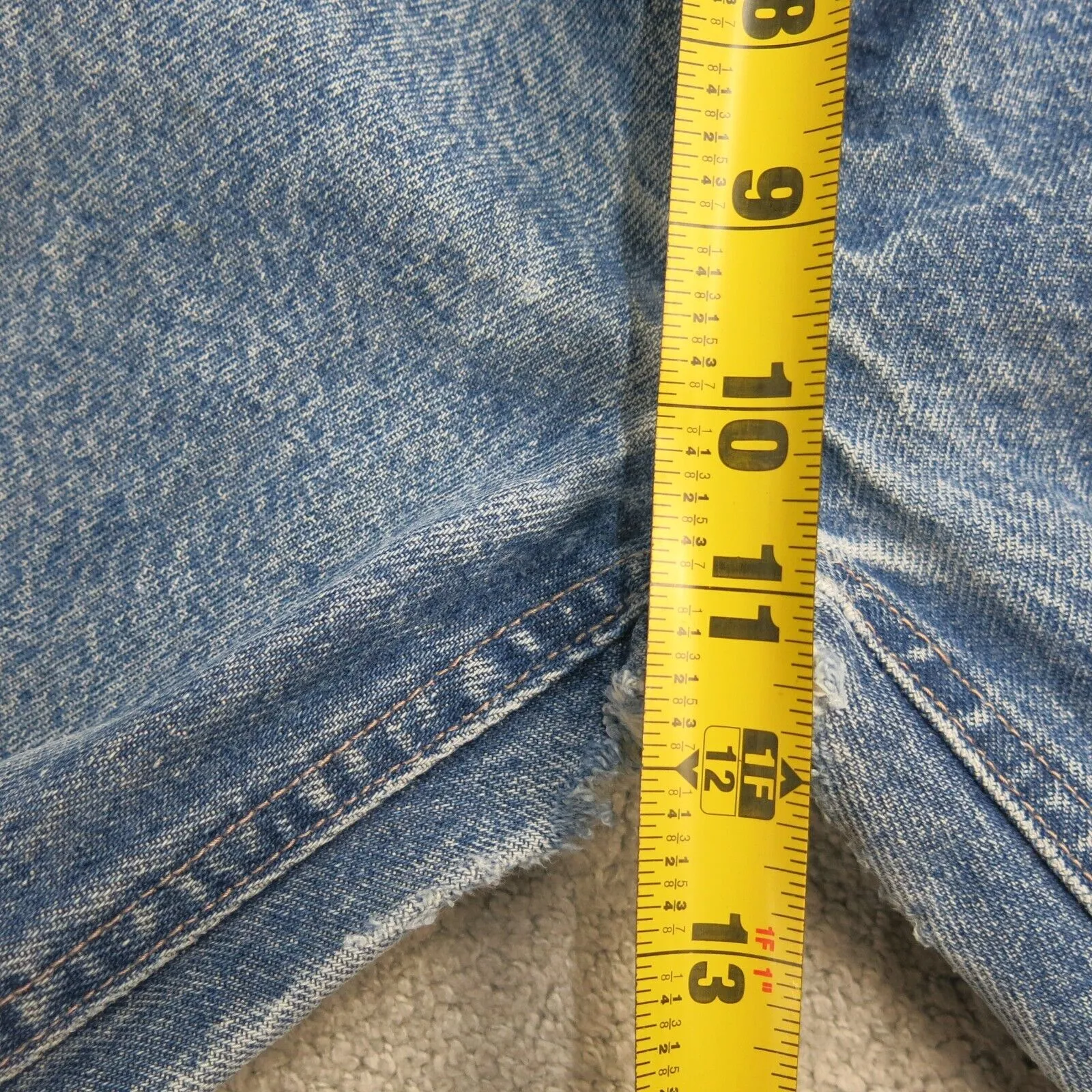 Carhartt Jeans Mens W34XL34 Blue Denim Straight Leg 100% Cotton Lightweight