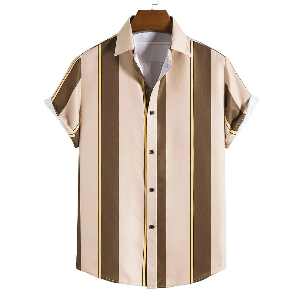 Casual Lapel Beach Shirts