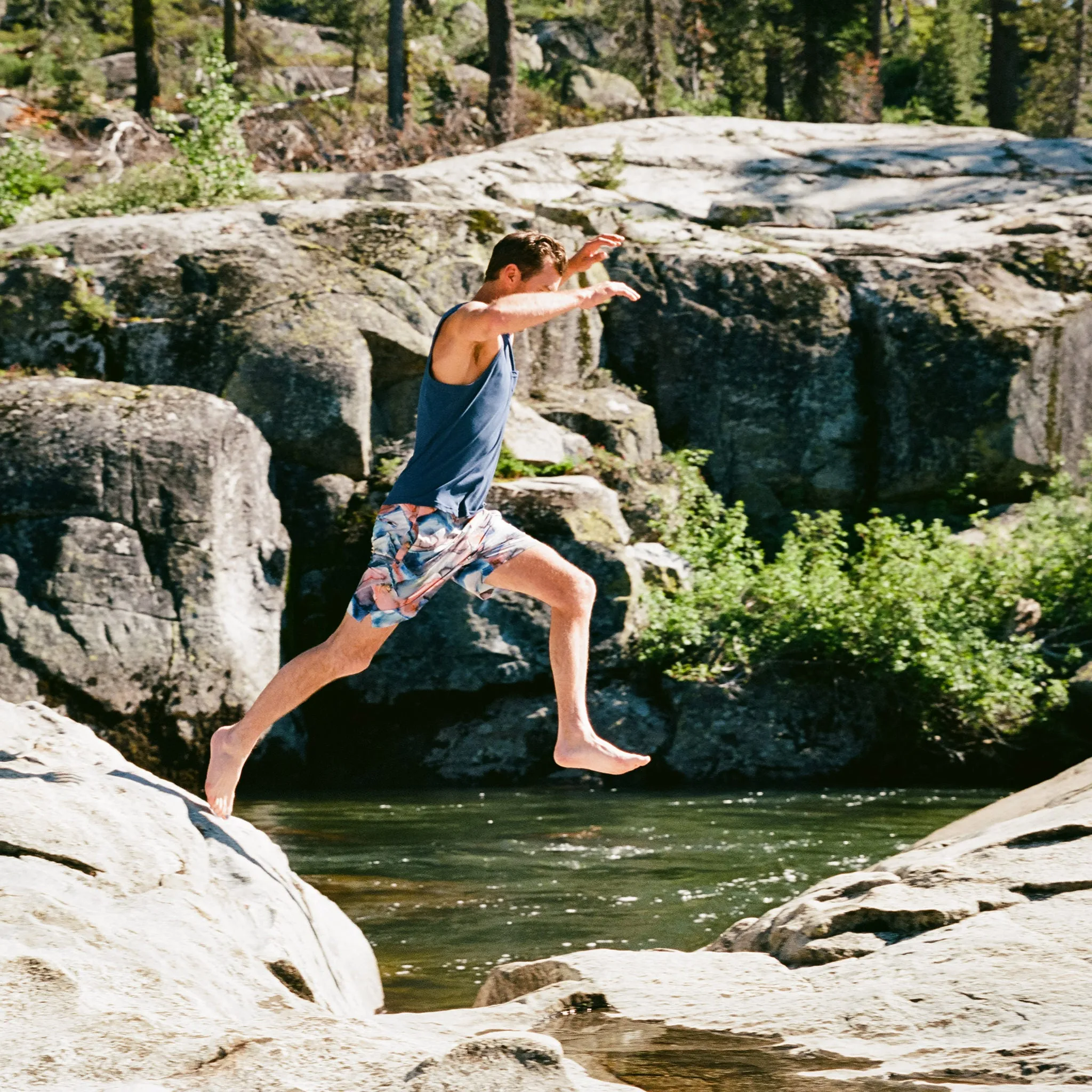 Catalina Swim Trunks in Magic Mountain