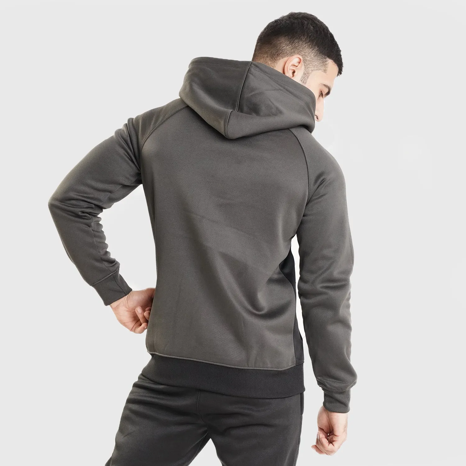 Charcoal/Black V-Cut Tracksuit