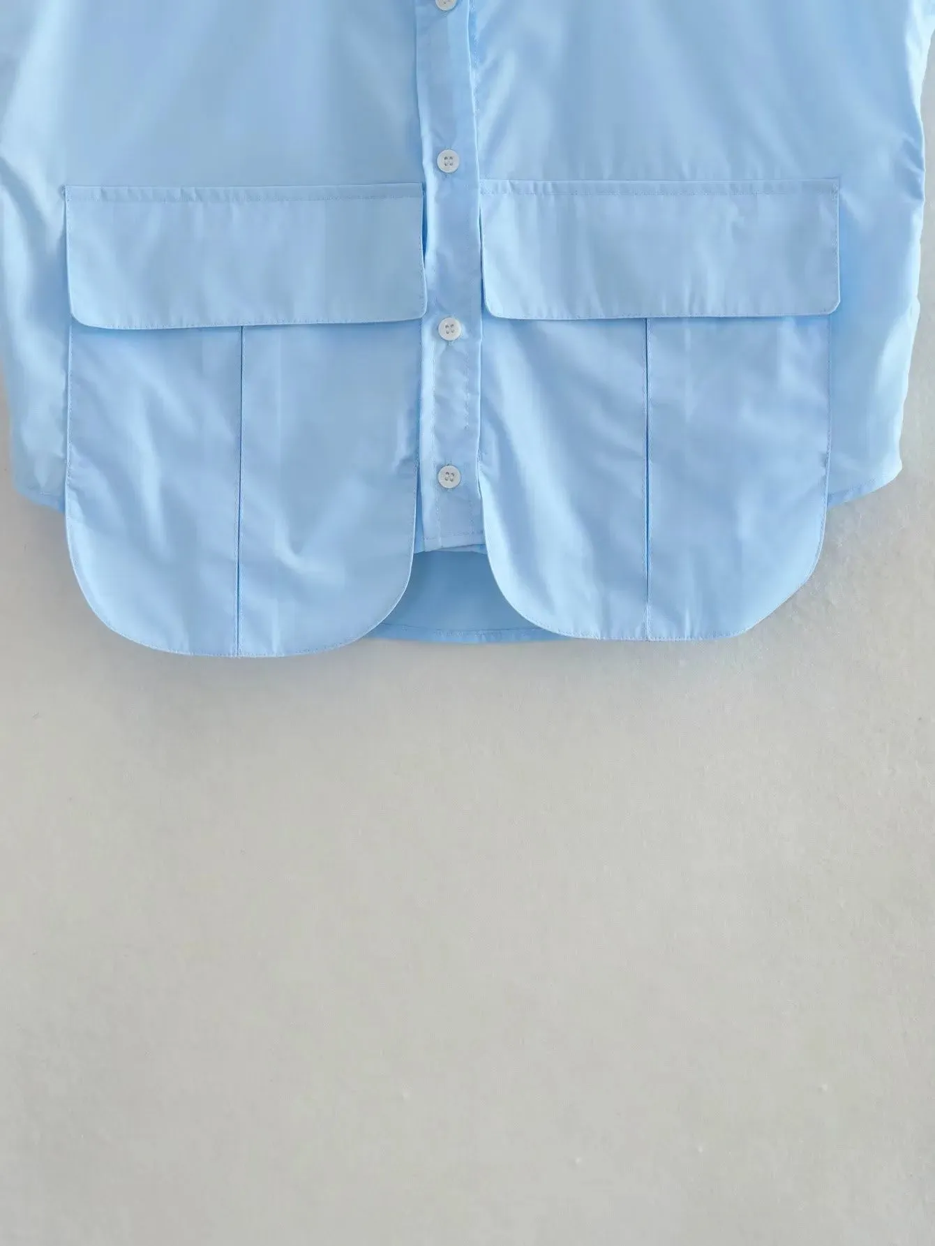 Cropped Sleeveless Shirt