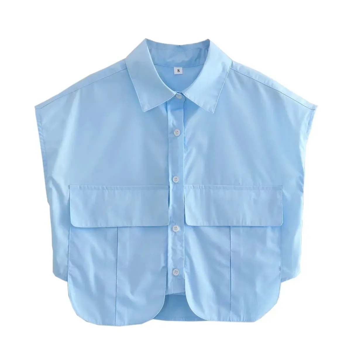 Cropped Sleeveless Shirt