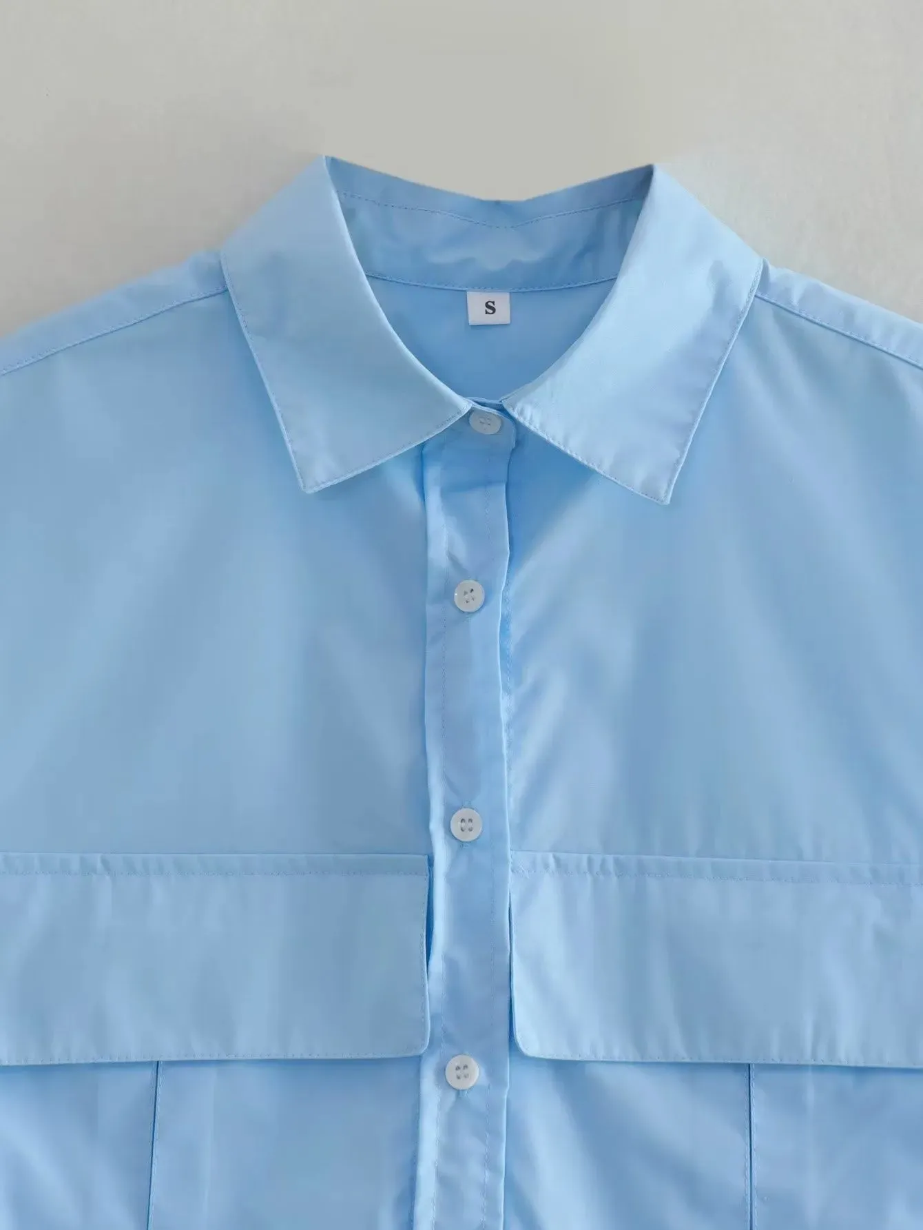 Cropped Sleeveless Shirt