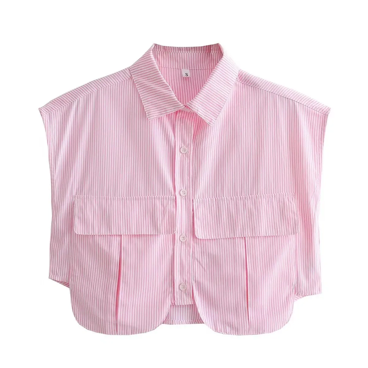 Cropped Sleeveless Shirt