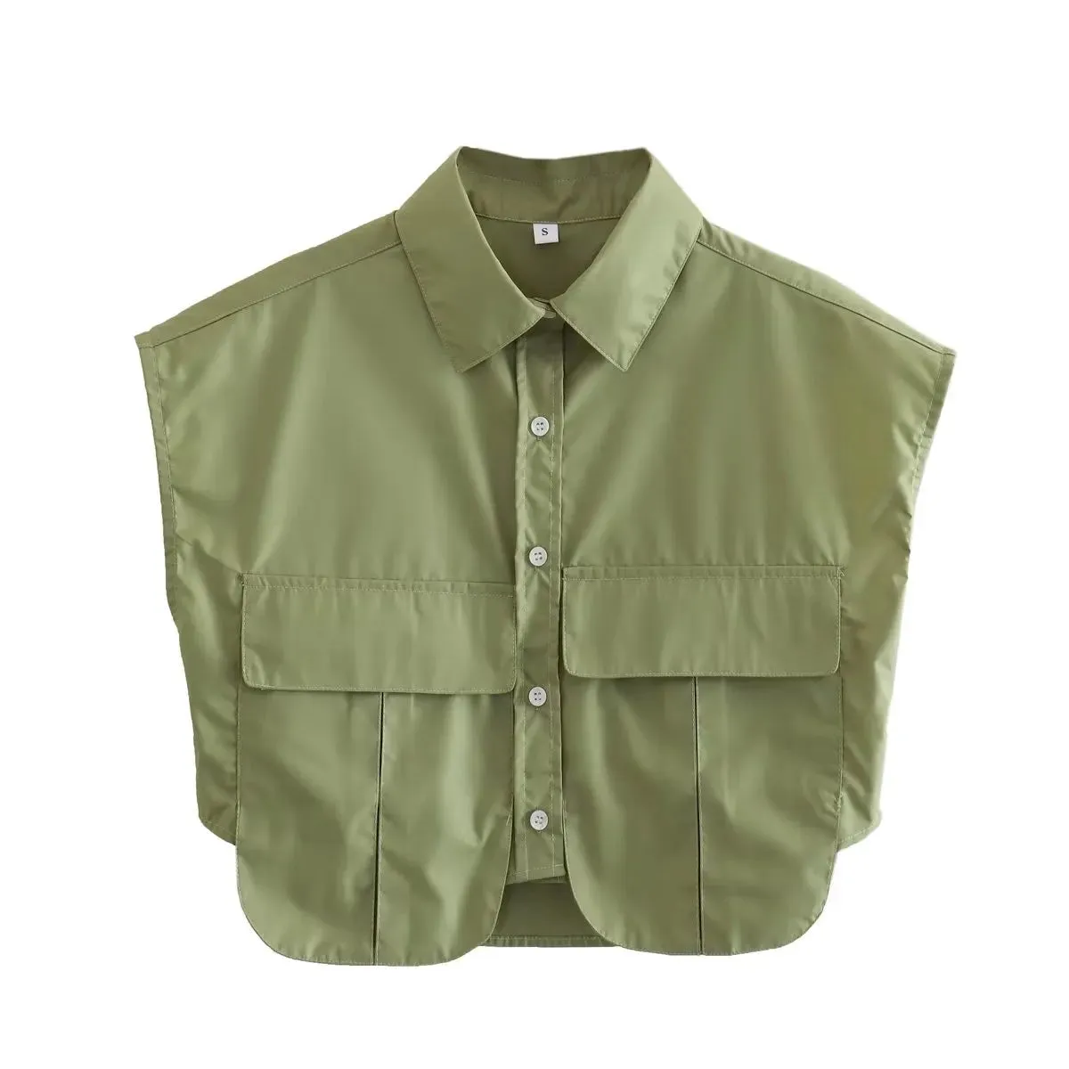 Cropped Sleeveless Shirt