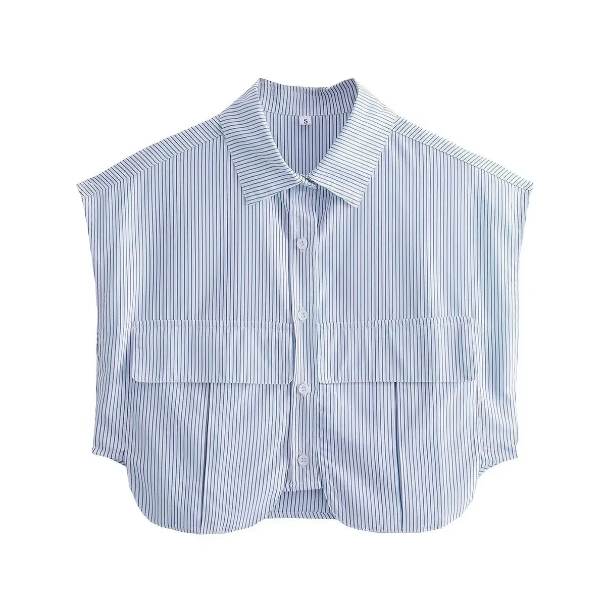 Cropped Sleeveless Shirt