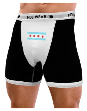Distressed Chicago Flag Design Mens Boxer Brief Underwear by TooLoud
