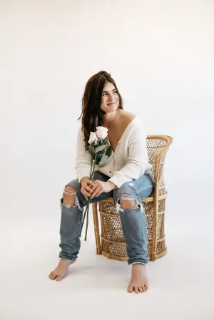 Distressed Knee Boyfriend Jeans