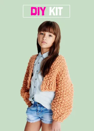 DIY Kit - Mini Cropped Cardigan 6-8 years - Merino No. 5