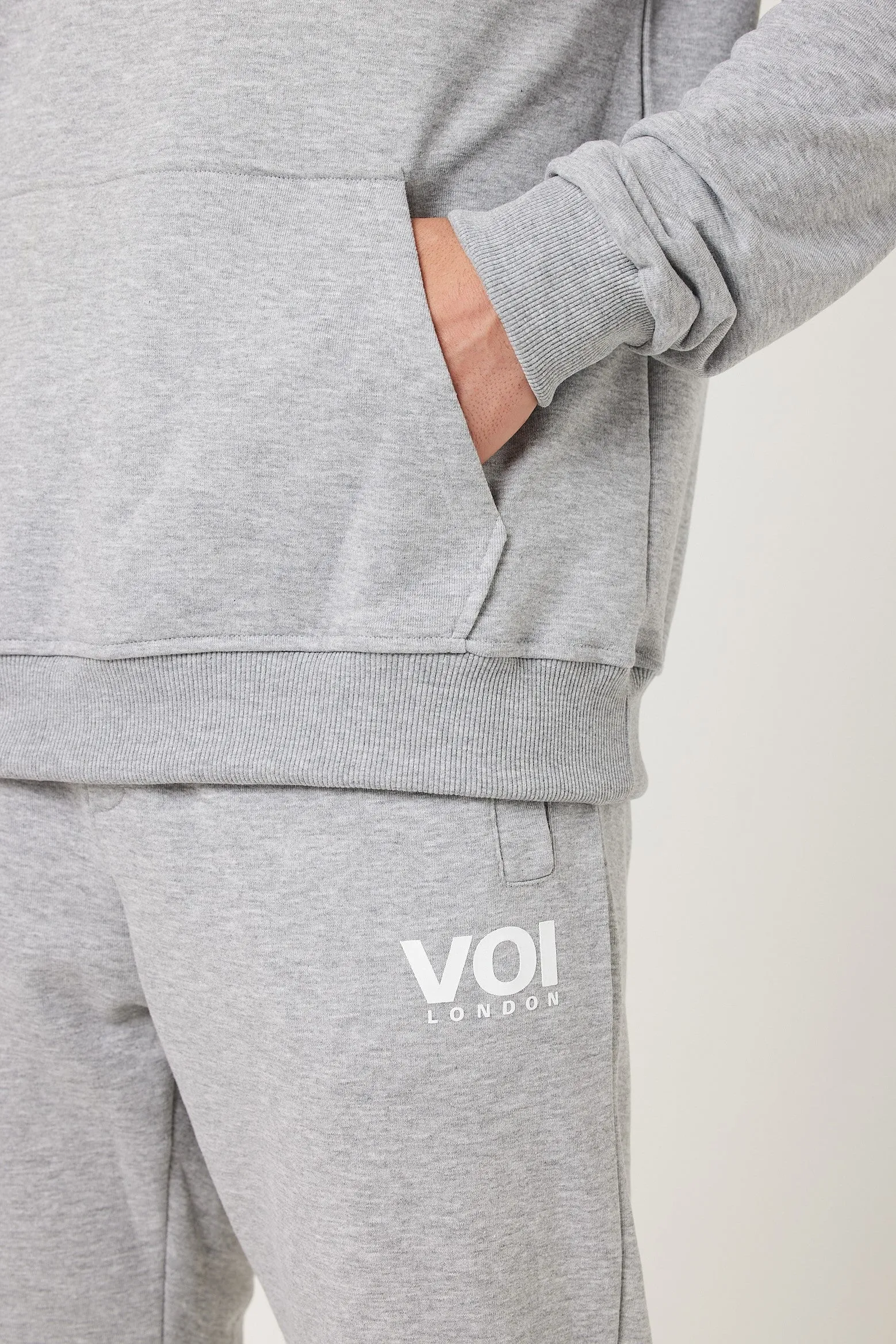 Eastbrook Fleece Tracksuit - Grey Marl