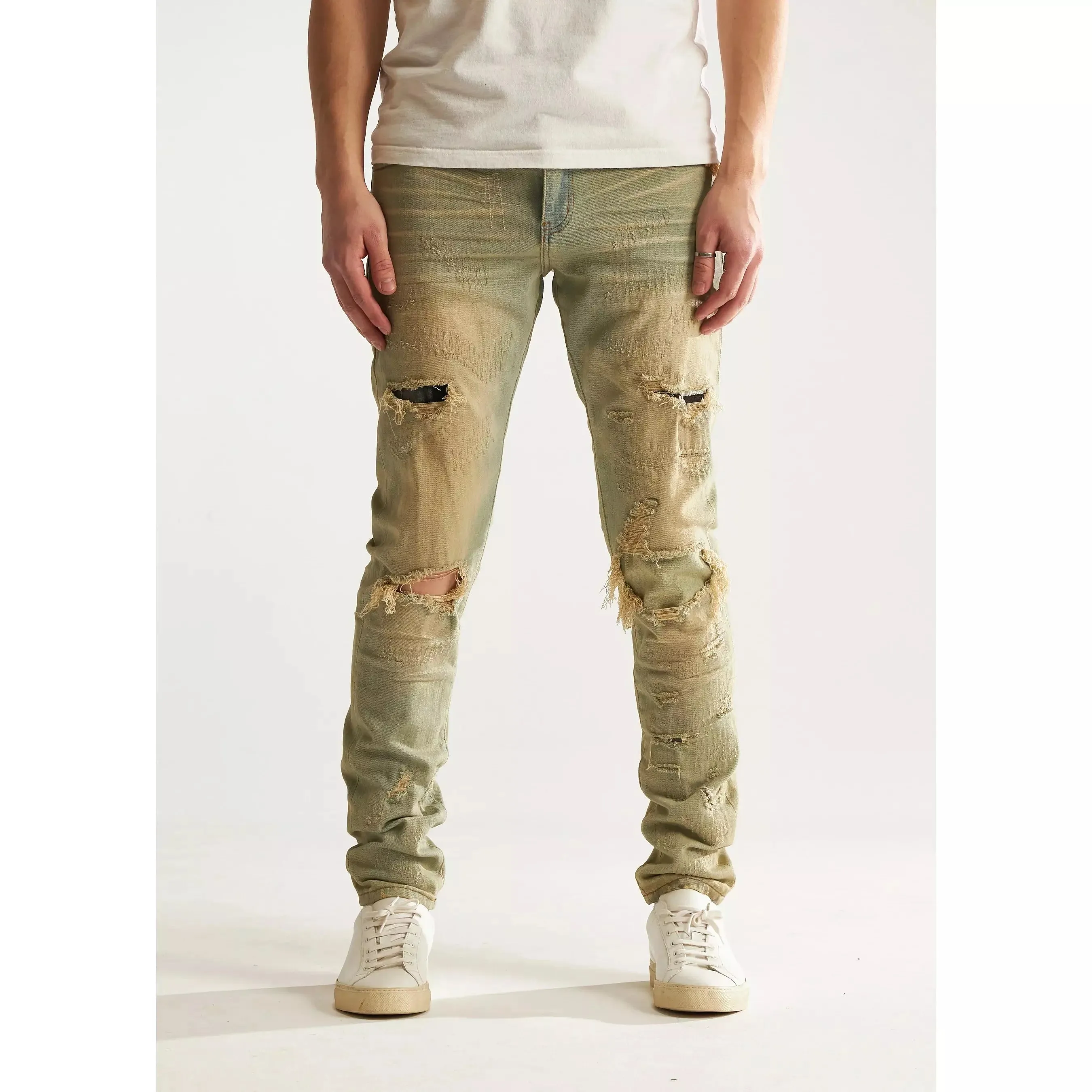 Embellish Felix Light Sand Washed Denim Jeans (EMBSP122-106)