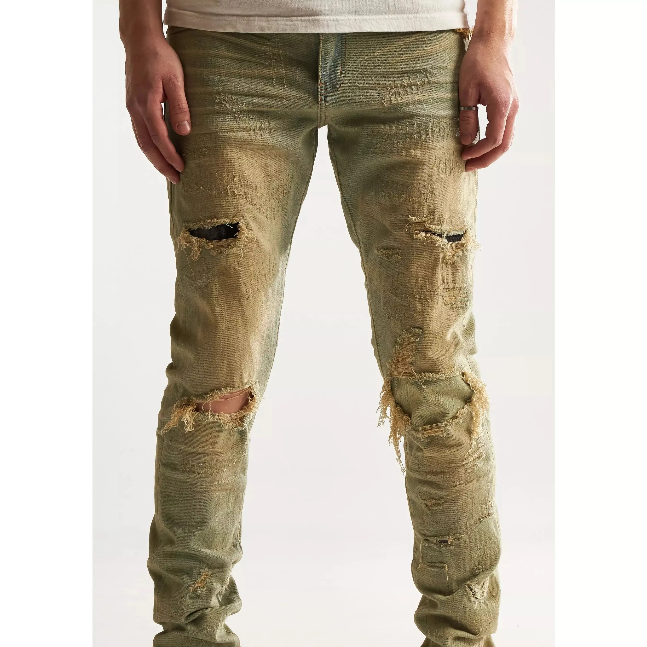 Embellish Felix Light Sand Washed Denim Jeans (EMBSP122-106)