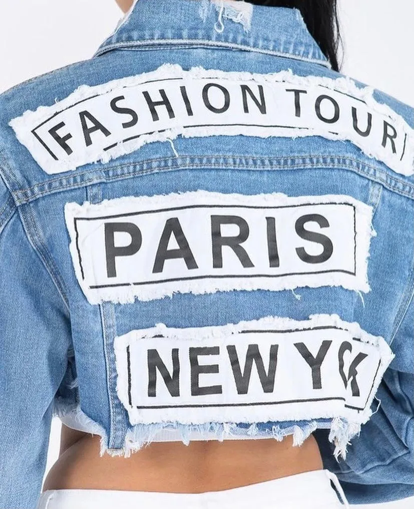Fashion Tour Denim Jacket - Medium Wash