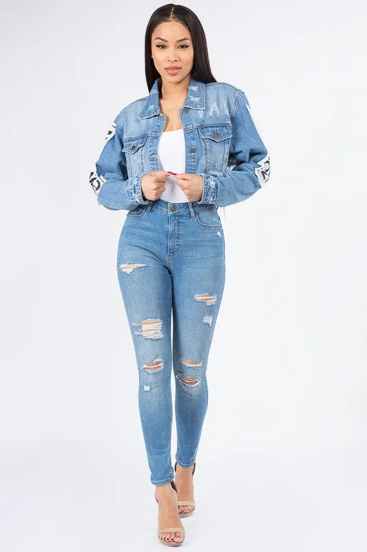 Fashion Tour Denim Jacket - Medium Wash