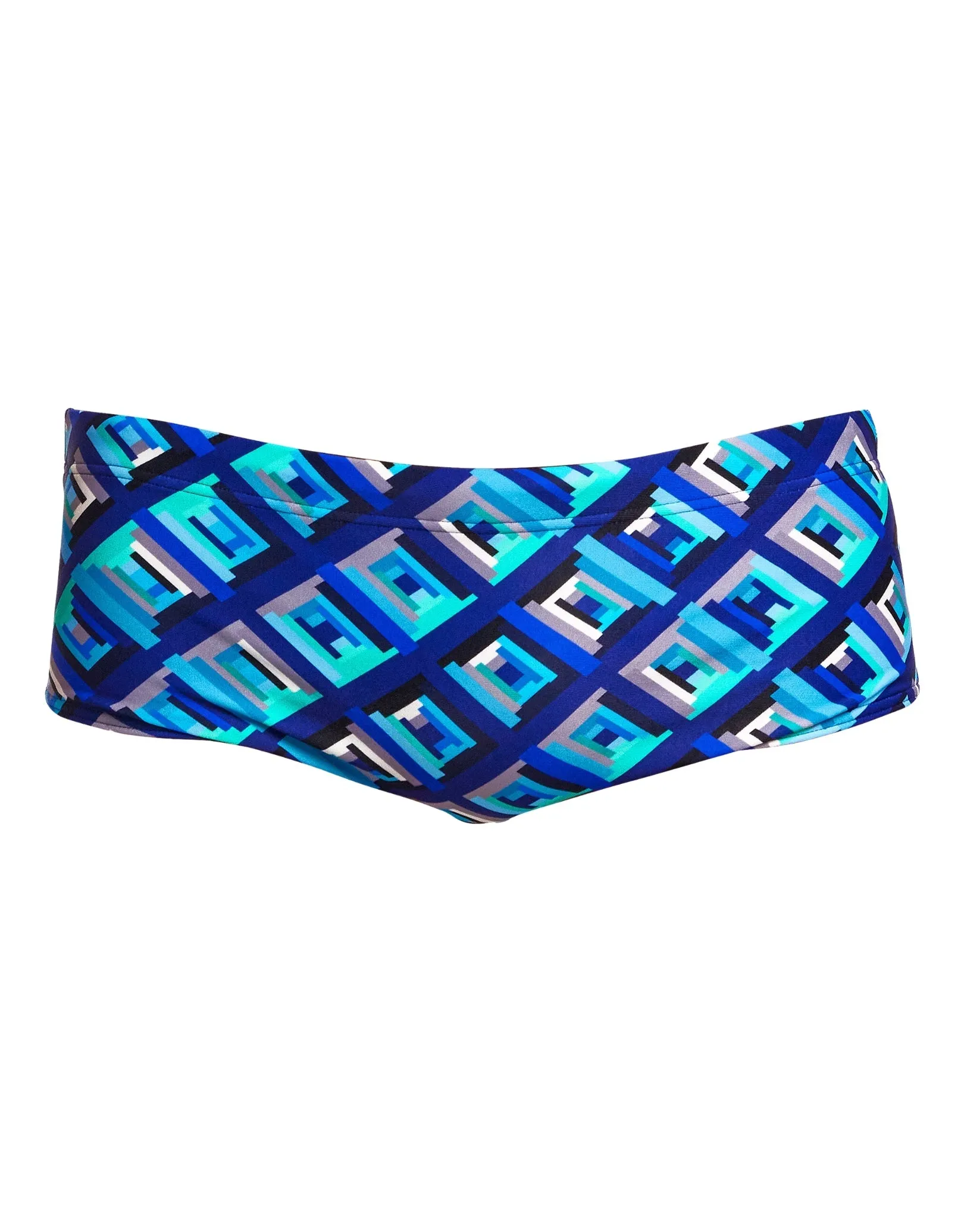 Funky Trunks Blue Bunkers Sidewinder Trunks - Blue