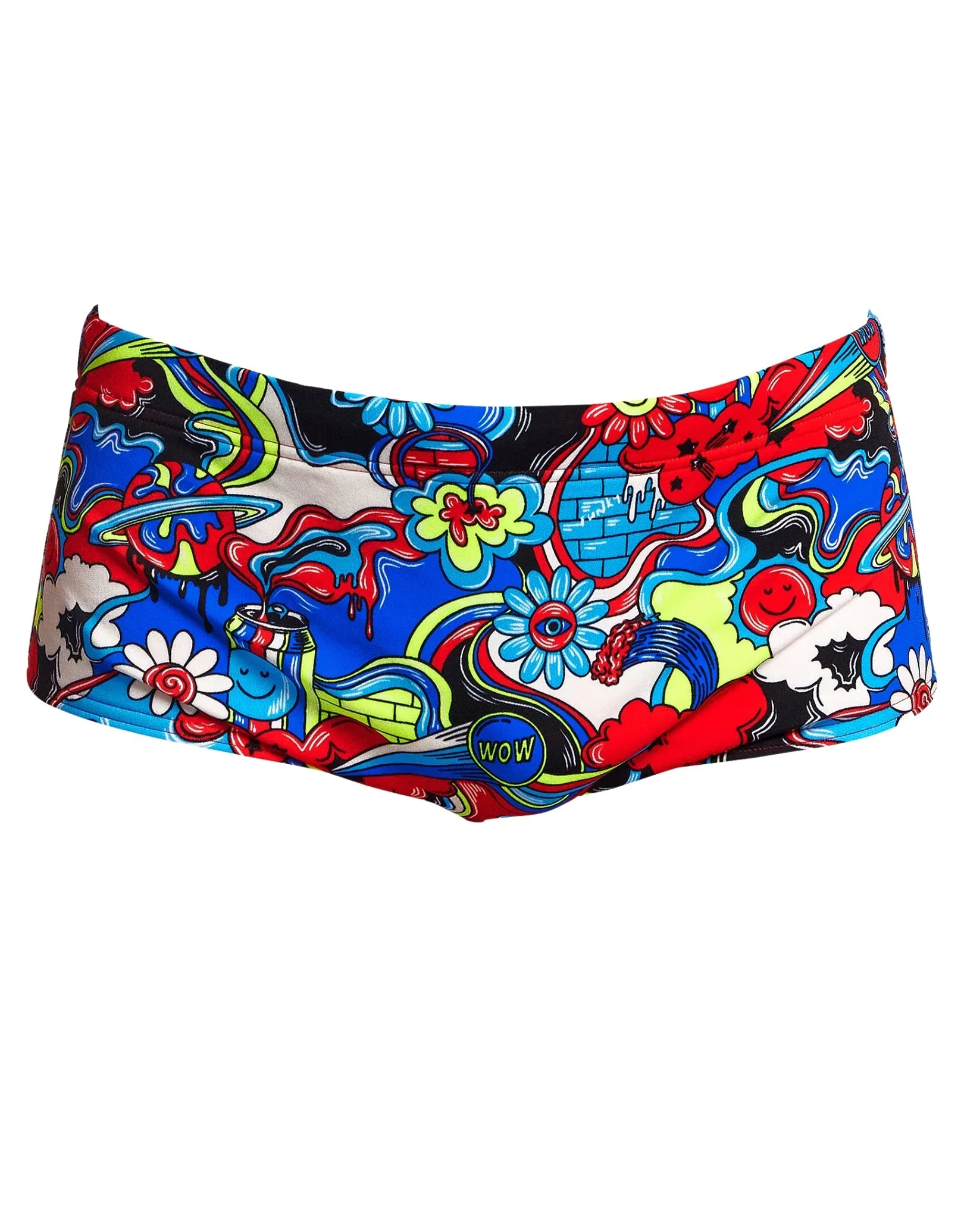 Funky Trunks Boys Happy Jack Sidewinder Swim Trunks - Multi