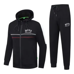 H Boss Visibility Hooded Tracksuit-Black