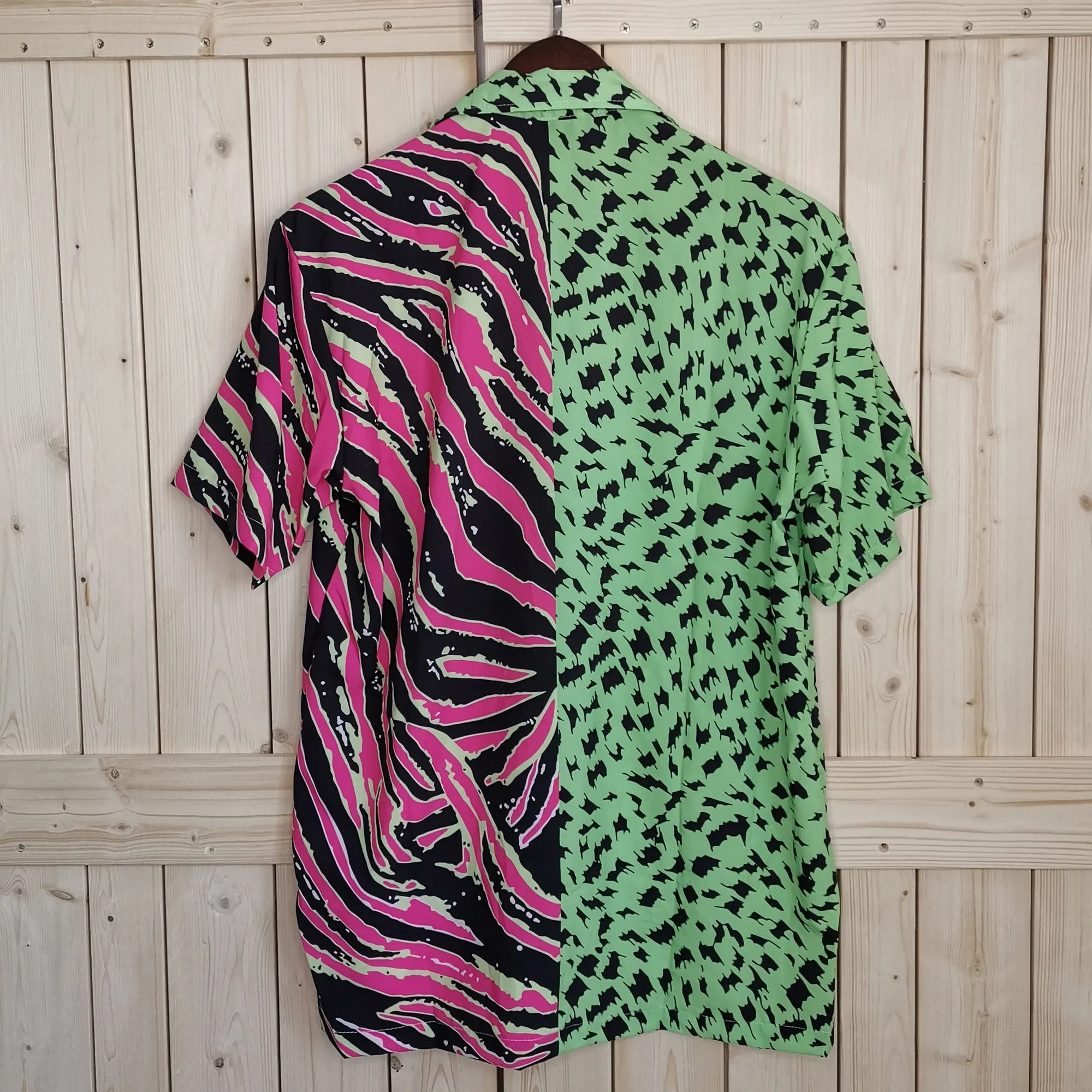 Hawaiian Mixed Color Animal Pattern Shirt