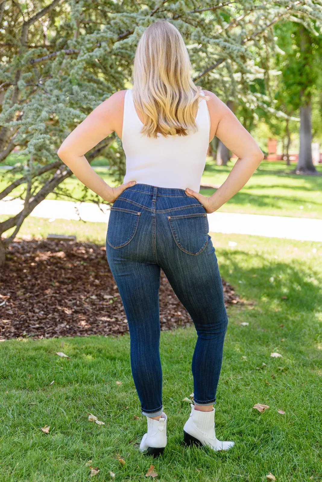 Hazel Blues® | Piper Pull-On Skinny Jeans