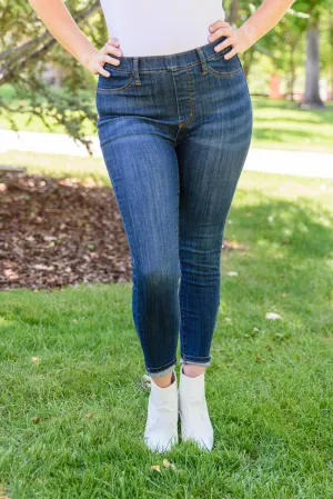 Hazel Blues® | Piper Pull-On Skinny Jeans