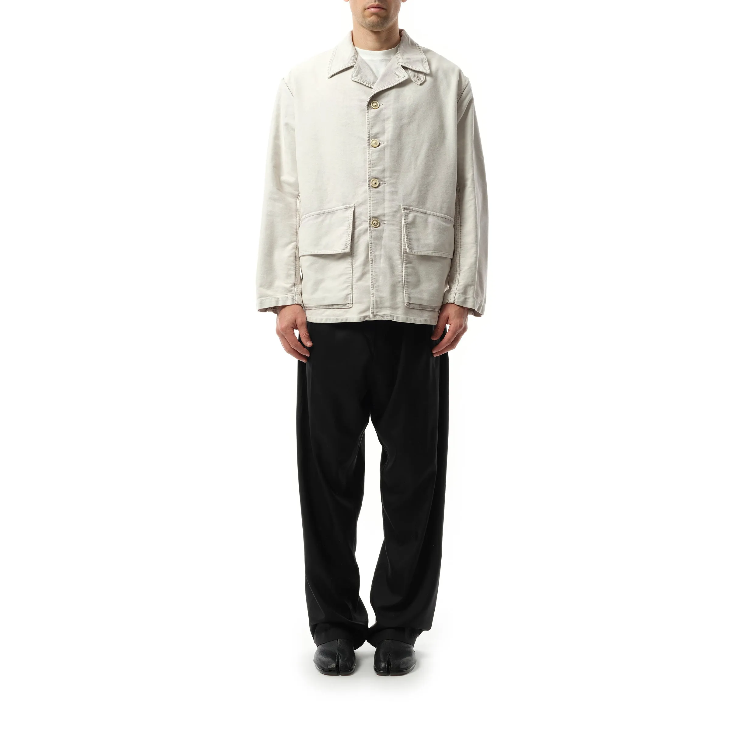 Heavy Cotton Sports Jacket in Grey