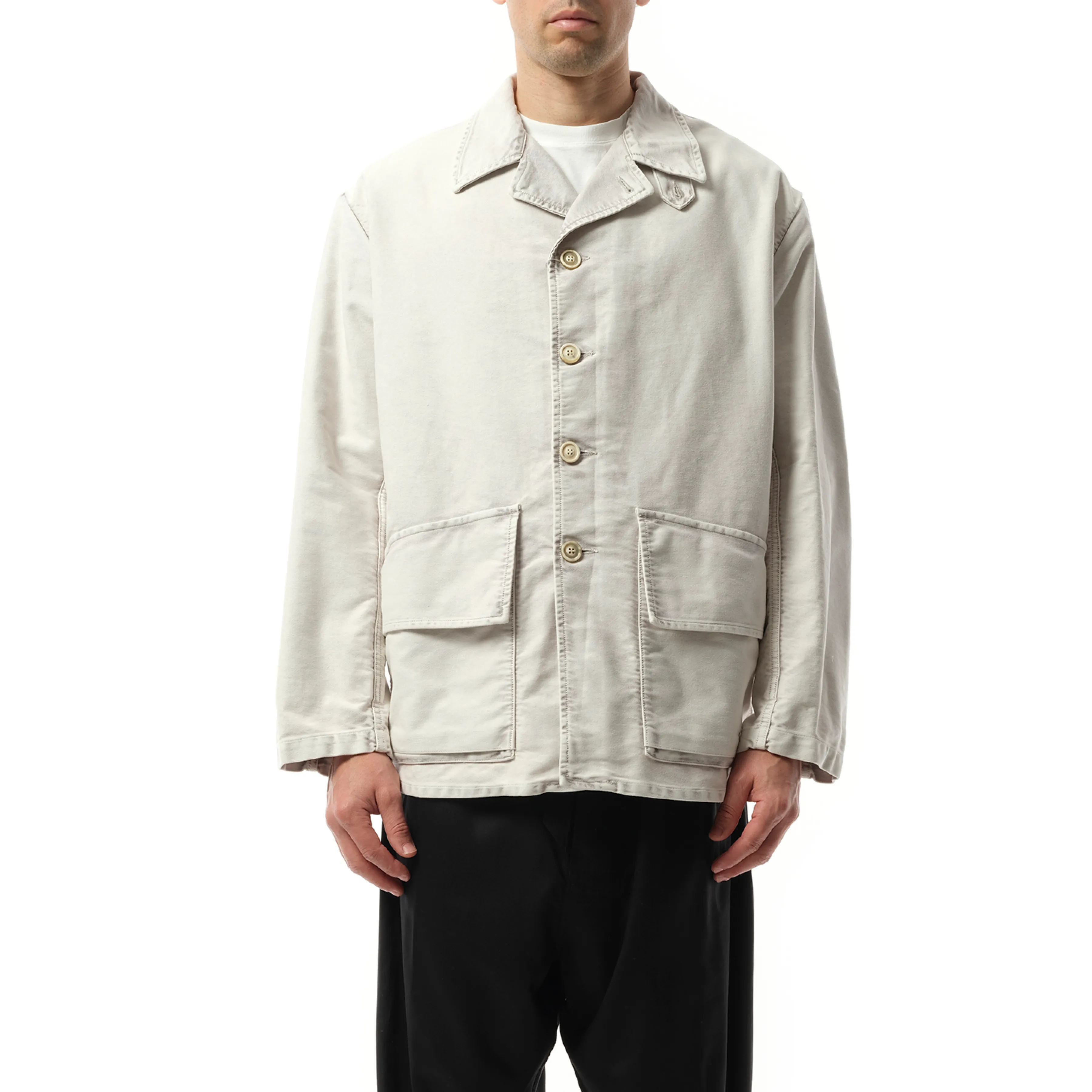 Heavy Cotton Sports Jacket in Grey