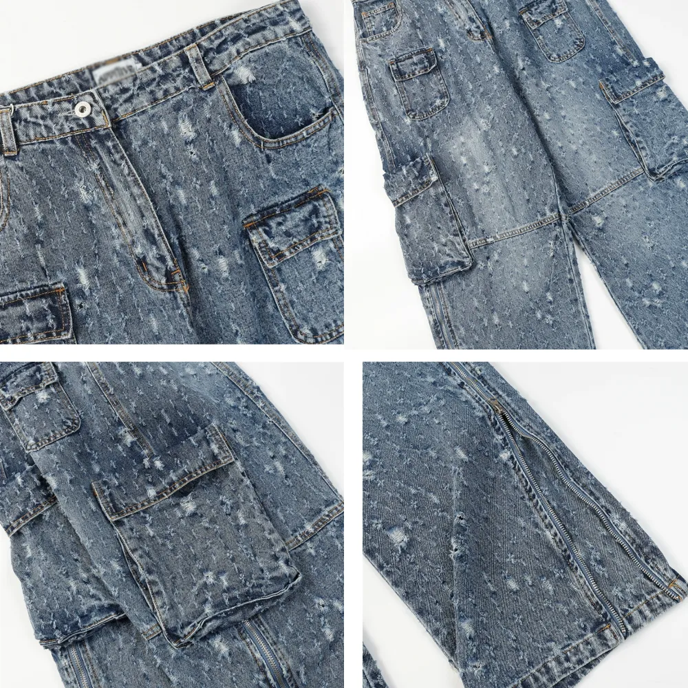 High street Ripped Distressed Jeans
