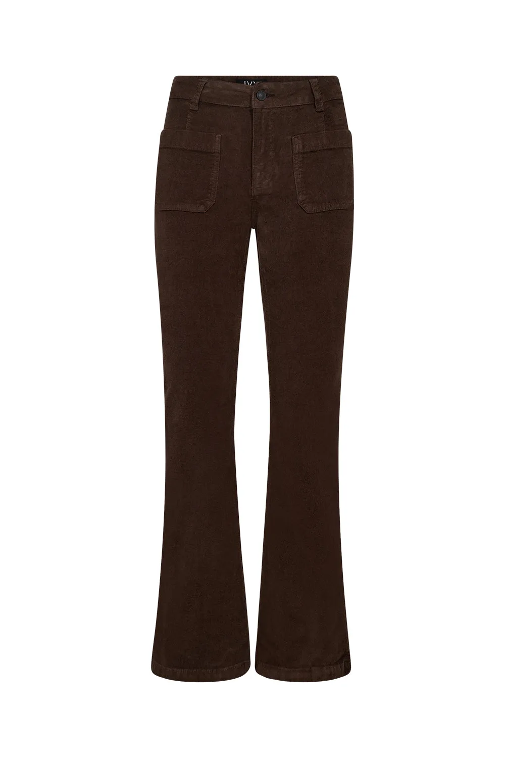 IVY-Ann Charlotte Jeans Baby Cord - Expresso Brown