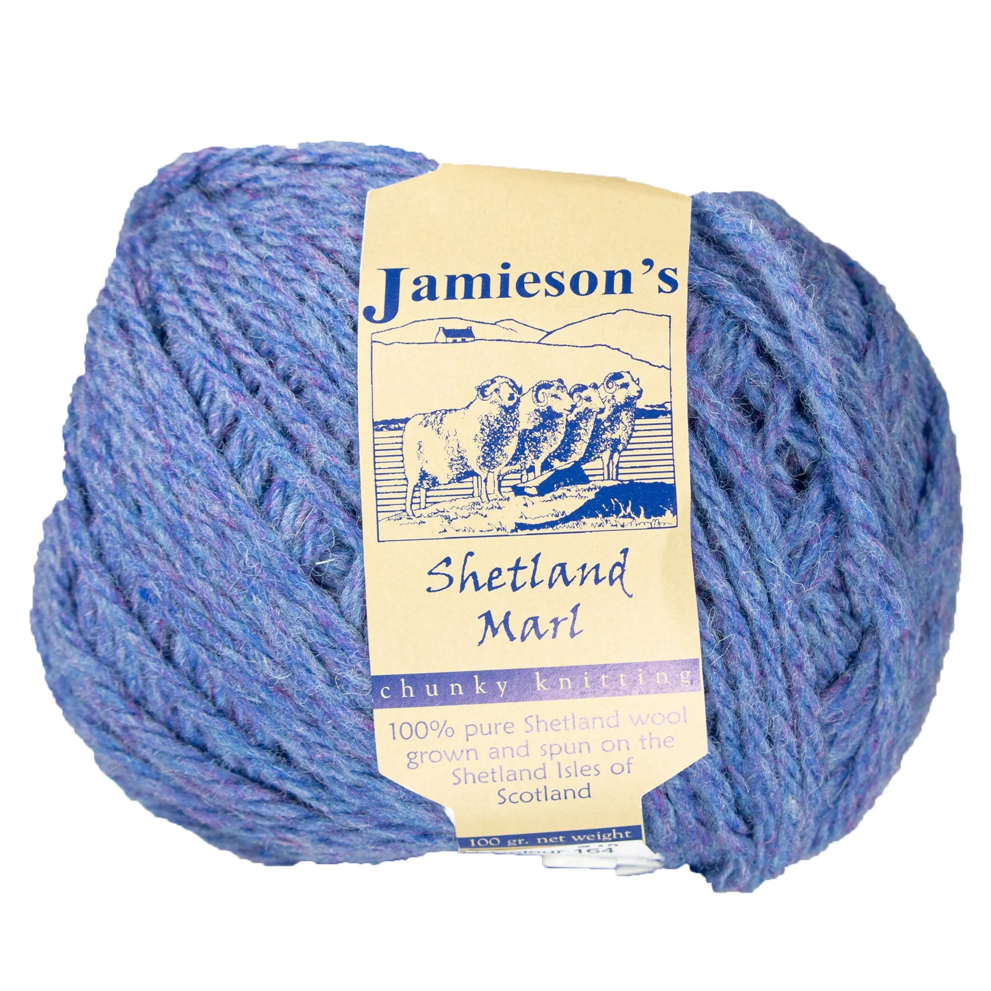 Jamieson's of Shetland Marl Chunky Yarn - 164 Horizon