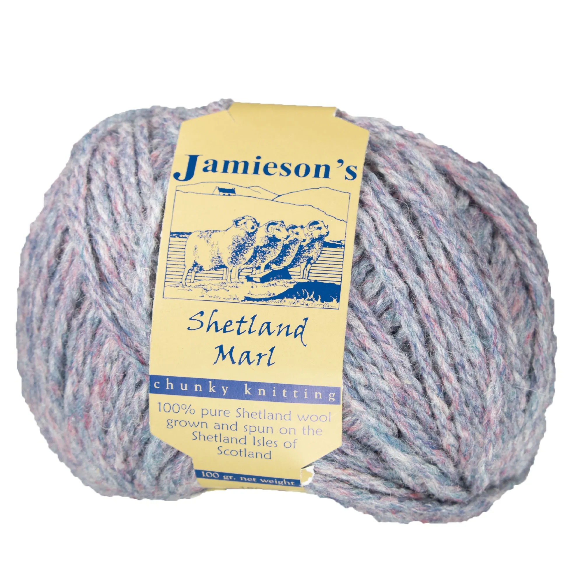 Jamieson's of Shetland Marl Chunky Yarn - 180 Mist