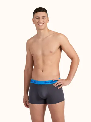 Men's Light Weight Performance Trunk Blue (4 Pack)