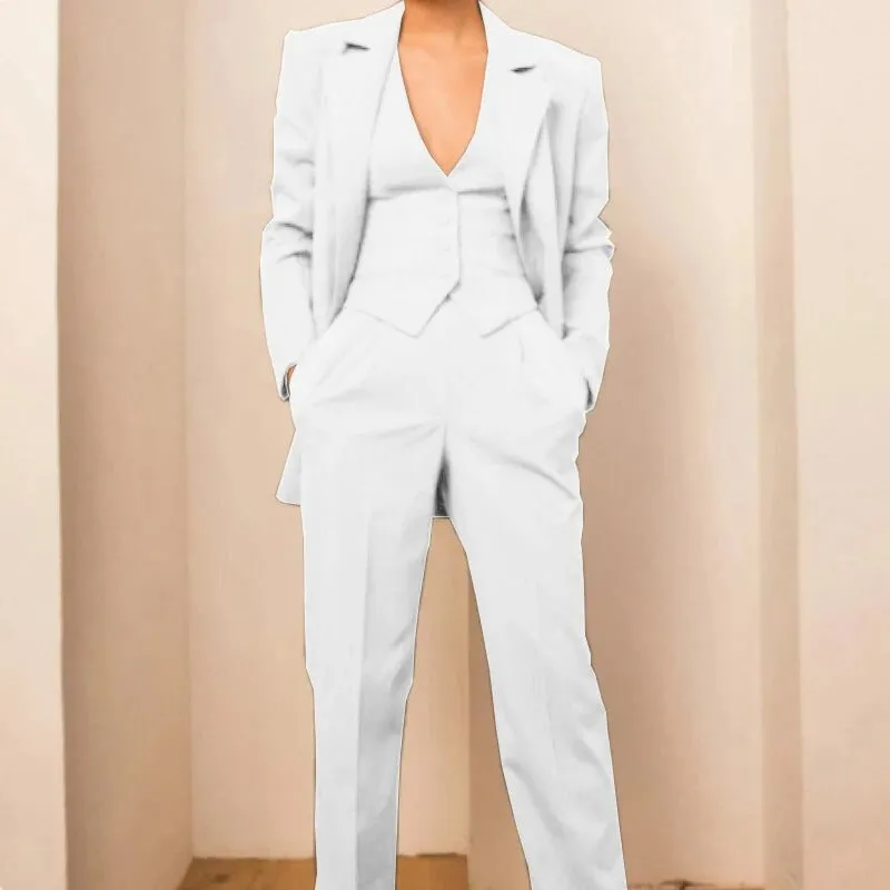 Modern Womens Three Piece Suits Sets