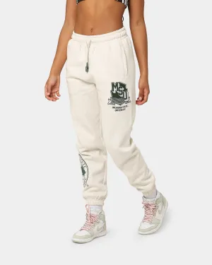 National Collegiate Athletic Association Michigan State University Spartans Women's W Letter Patch Tracksuits Silver Marl Bros
